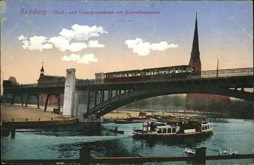 Hamburg Hoch- und Untergrundbahn
Kuhmuehlenteich Kat. Hamburg