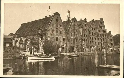 Luebeck Speicher 
Trave Kat. Luebeck