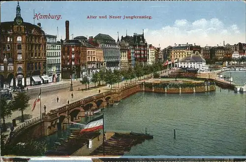 Hamburg Jungfernstieg Kat. Hamburg