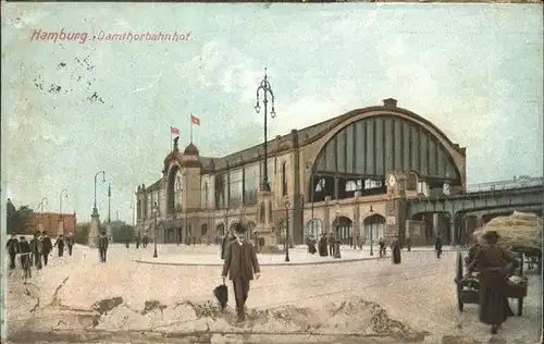 Hamburg Damtfhorbahnhof Kat. Hamburg