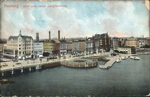 Hamburg Jungfernstieg Kat. Hamburg