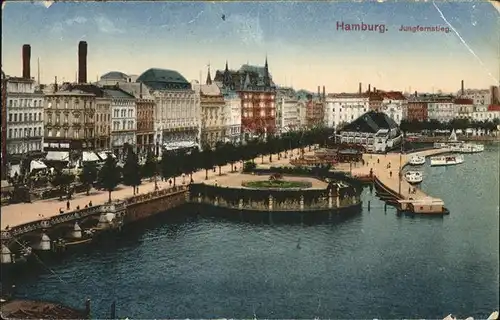 Hamburg Jungfernstieg Kat. Hamburg