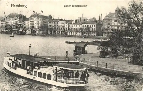 Hamburg Jungfernstieg Kat. Hamburg