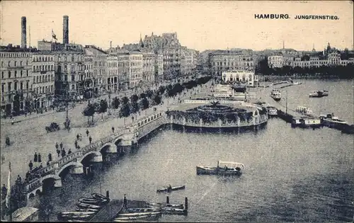 Hamburg Jungfernstieg Kat. Hamburg