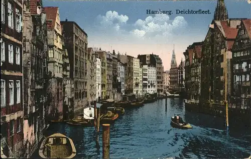 Hamburg Deichtorfleet Kat. Hamburg