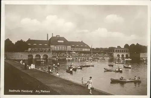 Hamburg Parksee Kat. Hamburg