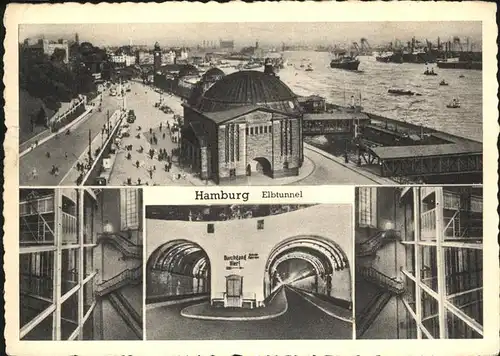 Hamburg Elbtunnel Kat. Hamburg