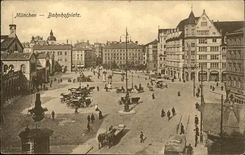 Muenchen Bahnhofplatz Kat. Muenchen