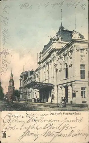 Hamburg Deutsches Schauspielhaus Kat. Hamburg