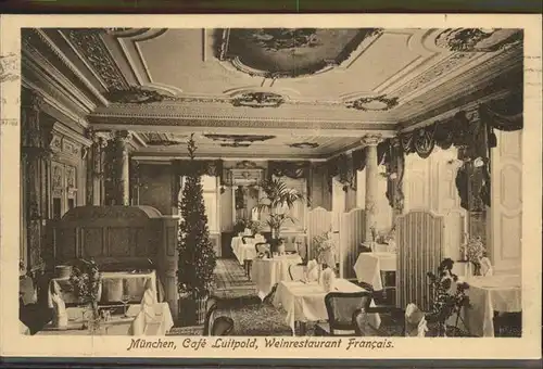 aw11914 Muenchen Cafe Luitpold Kategorie. Muenchen Alte Ansichtskarten