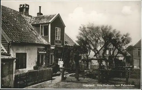 Helgoland Villa Hoffmann von Fallersleben / Helgoland /Pinneberg LKR