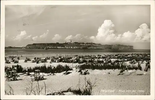 Helgoland Blick von Duene / Helgoland /Pinneberg LKR