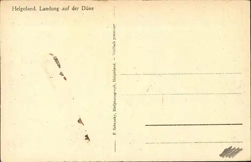 Helgoland Landung auf Duene Schiffer / Helgoland /Pinneberg LKR