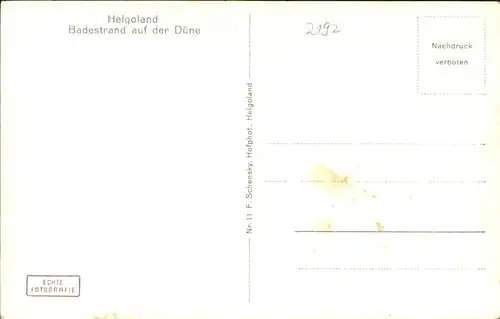 Helgoland Badestrand Duene / Helgoland /Pinneberg LKR