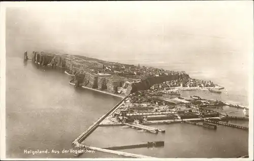 Helgoland Totalansicht Fliegeraufnahme / Helgoland /Pinneberg LKR