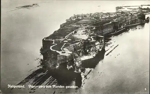 Helgoland Nordansicht total Fliegeraufnahme / Helgoland /Pinneberg LKR