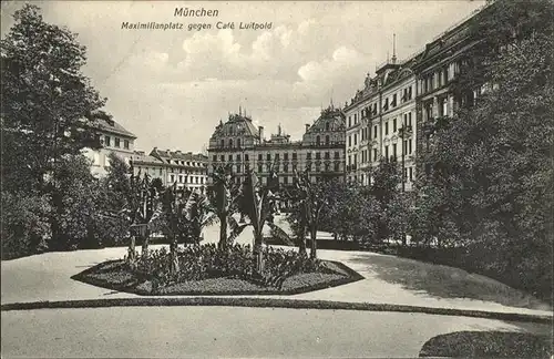 Muenchen Maximilianplatz Cafe Luitpold Kat. Muenchen