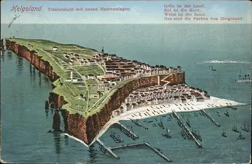 Helgoland Fliegeraufnahme / Helgoland /Pinneberg LKR