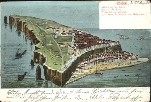 Helgoland Totalansicht / Helgoland /Pinneberg LKR