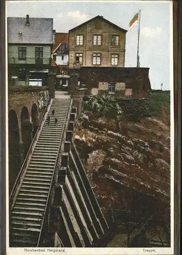 Helgoland Treppe  / Helgoland /Pinneberg LKR