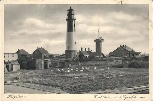 Helgoland Leuchtturm Signalstation / Helgoland /Pinneberg LKR