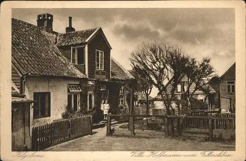 Helgoland Villa Hoffmann von Fallersleben Kinder Deuschlandlied / Helgoland /Pinneberg LKR