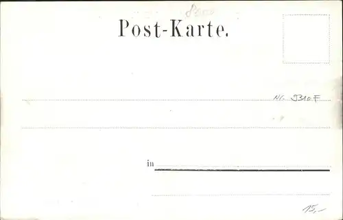 Muenchen Prinzregentenbruecke eingestuerzt 1899 Kat. Muenchen