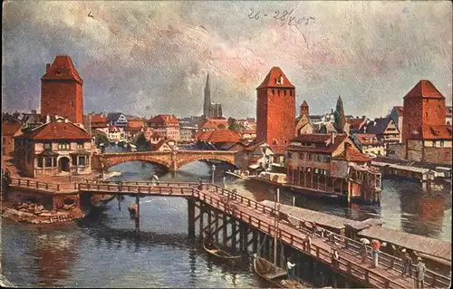 Strasbourg Alsace Ponts couverts