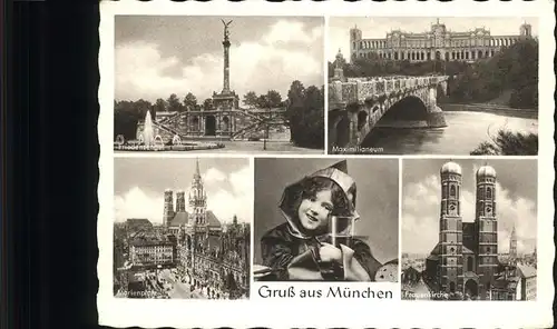 Muenchen Maximilianeum Frauenkirche Marienplatz  Kat. Muenchen