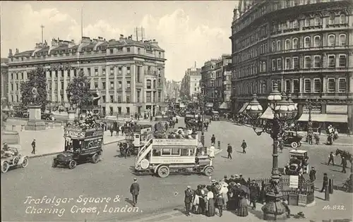London Trafalgar Square Charing Cross Kat. City of London