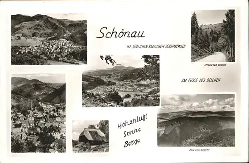 Schoenau Schwarzwald Schoenau Schwarzwald Belchen * / Schoenau im Schwarzwald /Loerrach LKR