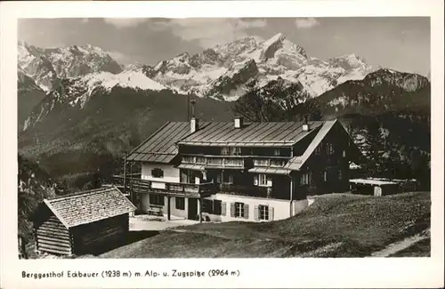 Garmisch-Partenkirchen Garmisch-Partenkirchen Berg Gasthof Eckbauer * / Garmisch-Partenkirchen /Garmisch-Partenkirchen LKR