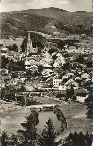 Zwiesel Niederbayern Zwiesel Bruecke Kirche  x / Zwiesel /Regen LKR