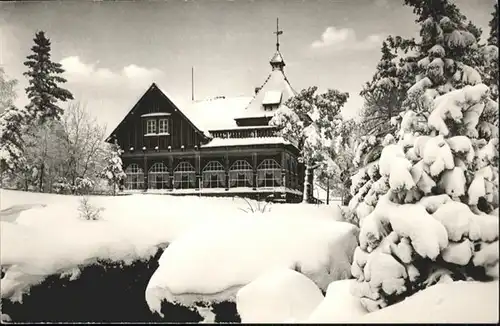 Oybin Oybin Zittauer Gebirge Toepferbaude Winter * / Kurort Oybin /Goerlitz LKR