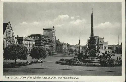 Leipzig Karl Marx Platz Mendebrunnen / Leipzig /Leipzig Stadtkreis