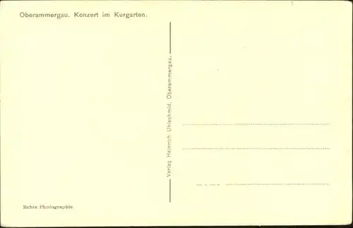 Oberammergau Konzert Kurgarten / Oberammergau /Garmisch-Partenkirchen LKR