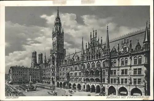 Muenchen Rathaus Frauenkirche / Muenchen /Muenchen LKR