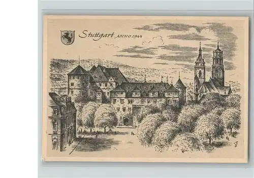 Stuttgart Kuenstler Ludwig Schaefer-Grohe / Stuttgart /Stuttgart Stadtkreis