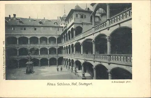 Stuttgart Schloss Hof / Stuttgart /Stuttgart Stadtkreis