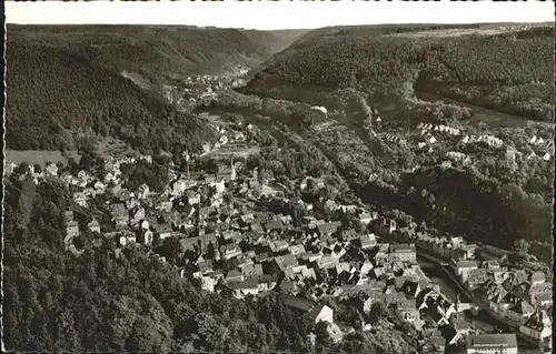 Calw Fliegeraufnahme Nagoldtal Hirsau / Calw /Calw LKR