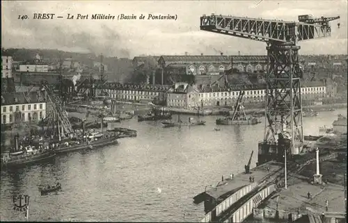 ca14852 Brest Finistere Port Militaire Kategorie. Brest Alte Ansichtskarten