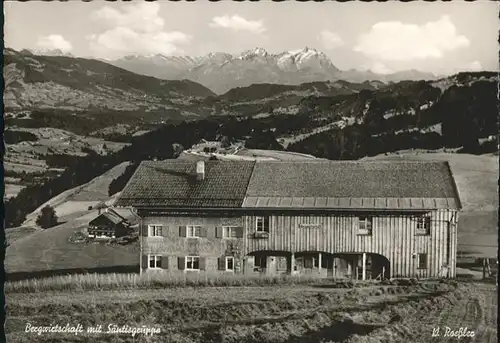 Lindenberg Allgaeu Bergwirtschaft Saentisgruppe  / Lindenberg i.Allgaeu /Lindau LKR