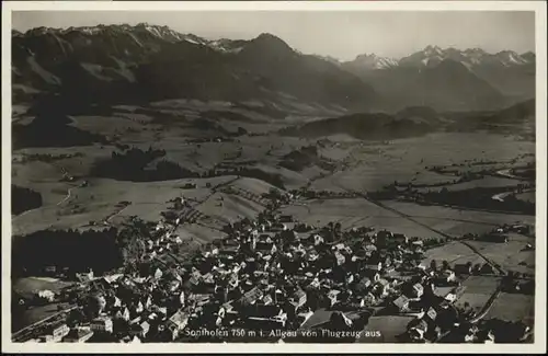 Sonthofen Oberallgaeu Fliegeraufnahme  / Sonthofen /Oberallgaeu LKR