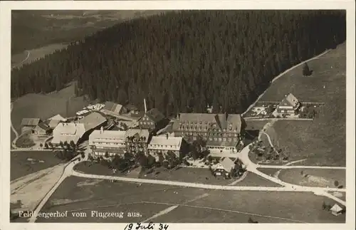 Feldberg Schwarzwald Fliegeraufnahme Feldbergerhof / Feldberg (Schwarzwald) /Breisgau-Hochschwarzwald LKR