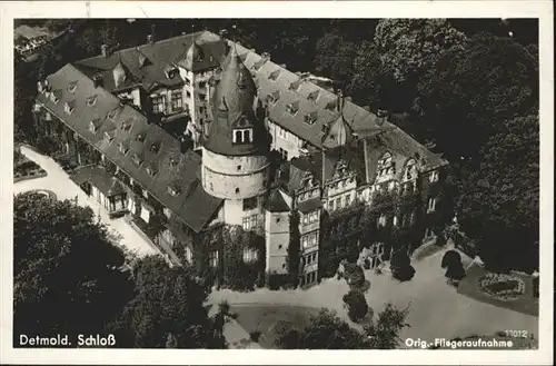 Detmold Fliegeraufnahme Schloss  / Detmold /Lippe LKR