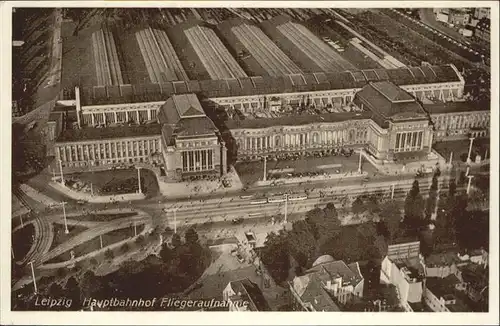 Leipzig Hauptbahnhof Fliegeraufnahme  / Leipzig /Leipzig Stadtkreis