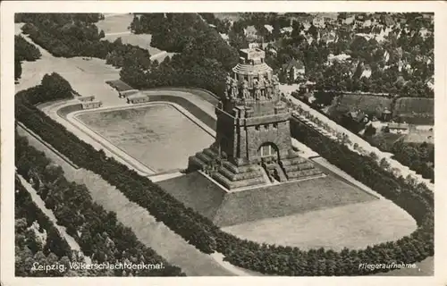 Leipzig Voelkerschlacht Denkmal Fliegeraufnahme  / Leipzig /Leipzig Stadtkreis