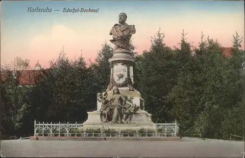 Karlsruhe Scheffel Denkmal / Karlsruhe /Karlsruhe LKR