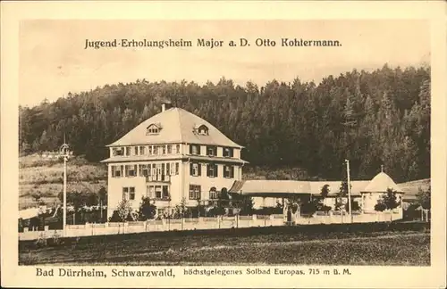 Bad Duerrheim Jugend-Erholungsheim / Bad Duerrheim /Schwarzwald-Baar-Kreis LKR