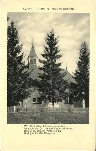 Bad Duerrheim Evang. Kirche / Bad Duerrheim /Schwarzwald-Baar-Kreis LKR